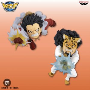 Figurine WCF Weekly Jump Luffy vs Rob Lucci One Piece Exclu Japon Bandai